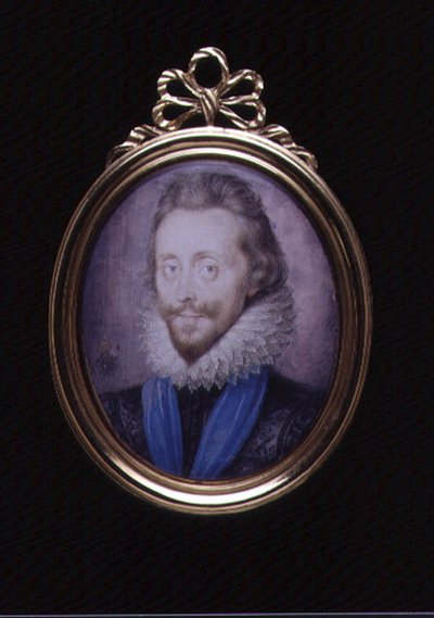 Ritratto Miniatura di Henry Wriothesley, 3° Conte di Southampton (1573-1624) c.1620 da Peter Oliver